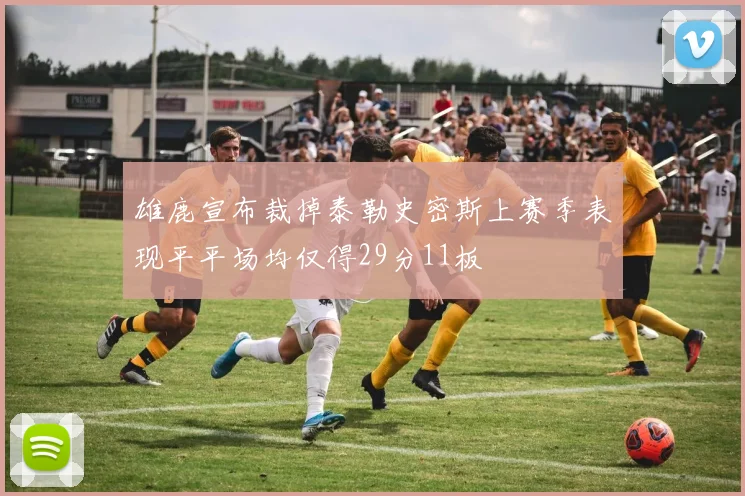 雄鹿宣布裁掉泰勒史密斯上赛季表现平平场均仅得29分11板